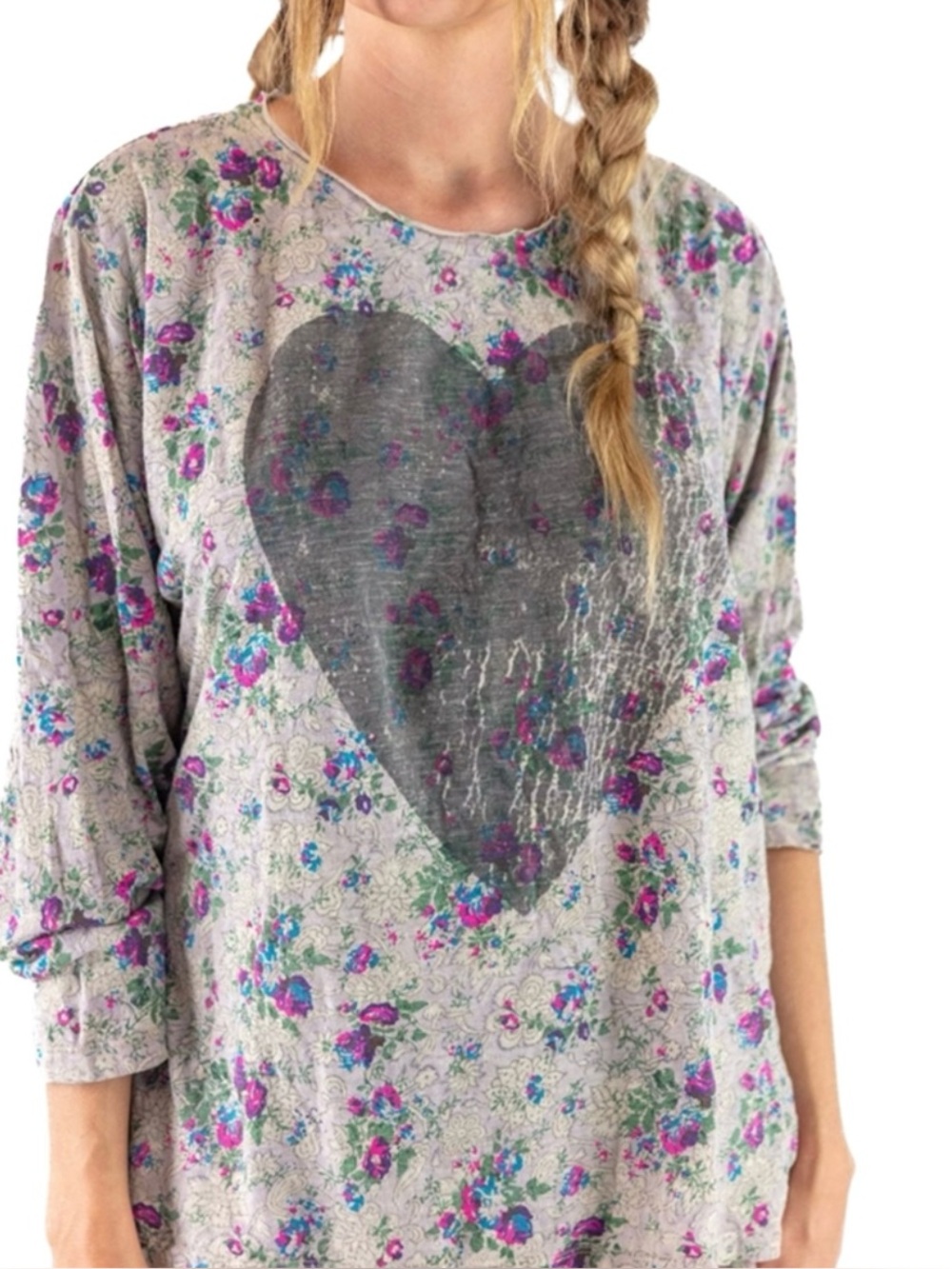 Magnolia Pearl “Season of Love” Viggo Long Sleeve Tee, One Size